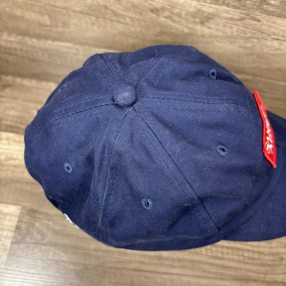Samuel Adams Cap Hat Blue Adjustable Strapback One Size Beer - Picture 5 of 9